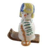 A Royal Copenhagen Collection Snowman figure, no. 771, 6cm high, partially boxed and two other sim