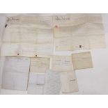 Various indentures, to include one dated 25th November 1881, another 1879, conveyance and other docu