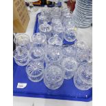 Various glass jars. (2 trays)