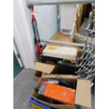 An upright Royale Senior vac, various other cleaning equipment, Wickes items, various other electric