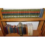 A quantity of Goethe's works in German, library editions, various works relating to painters, archit