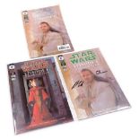 Three Dark Horse Star Wars episode one comic books, Queen Amidala, limited edition number 987/10000,