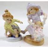 Two Royal Worcester porcelain figures from the Children of the World UNICEF collection, Purr-Fect Fr