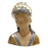A Lladro matte glazed porcelain figure of Little Girl, modelled by Fulgencio Garcia, printed marks,