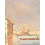 Routle (20thC School). Orig Venice, oil on board, signed, 24cm x 19cm, framed.