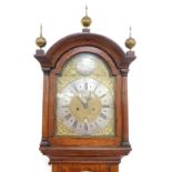 Thomas Wightman, George Yard, Lombard Street, London. A 19thC longcase clock, the brass dial signed