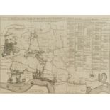 A map of the Parish of St Dunstons Stepney, divided into hamlets, c1920, 29cm x 42cm, framed and gla