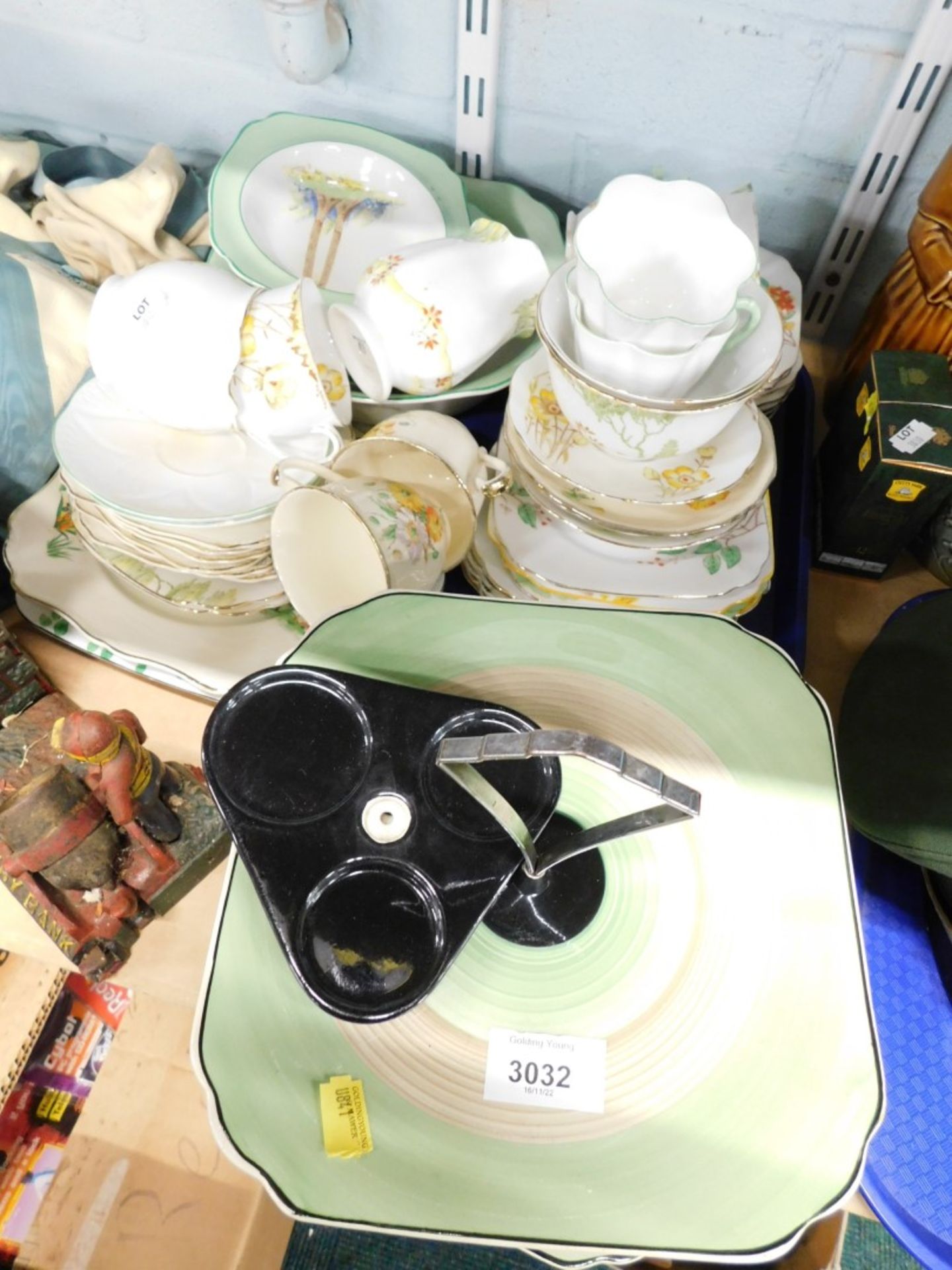 Various china and effects, part services, JW & Sons Durability Woodland part service, etc. (a quanti