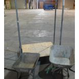 Warehouse trolley and two wheel barrows. (one AF) VAT is also payable on the hammer price of this lo