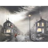 Bob Barker (b.1954). Chips and Gravy, artist signed limited edition print, giclee on board, 89/150 w