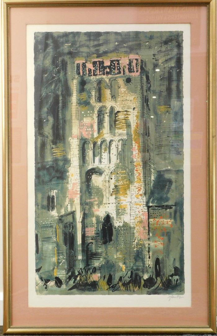 John Piper (1903-1992). South Lopham Church, artist signed limited edition print, 57/70, with certif - Image 2 of 6
