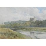 Peter Petersen-Toft (1825-1901). Mareham Castle, watercolour, signed and dated (18)79 with attributi