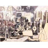 After Picasso. Las Meninas, limited edition serigraph, 247/500, with Augusto Gomes-Martinho Faerna s
