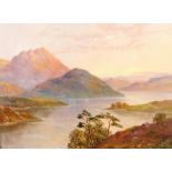 Francis E. Jamieson (1895-1950). Highland landscape, oil on board, signed, 49cm x 59cm and another s