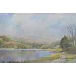 Peter Shutt (1926-2016). Autumn Around Rydal Water, pastel, signed, titled with printed document ver