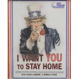 An Airforce Reserve - I Want You To Stay Home - It's Two Days A Month, Two Weeks A Year, Uncle Sam p