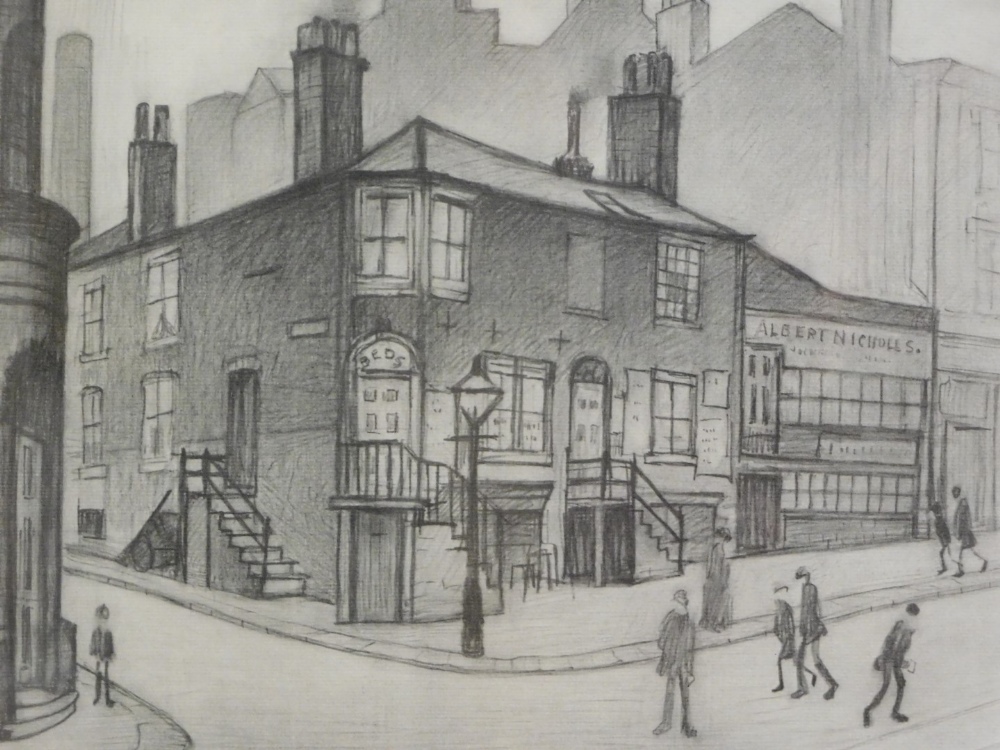 Laurence Stephen Lowry (1887-1976). Great Ancoats Street, artist signed limited edition print, numbe