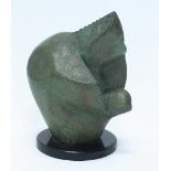 Edoardo Villa (1915-2011). Bronze female form sculpture, sculptures marks near base, 31cm high.