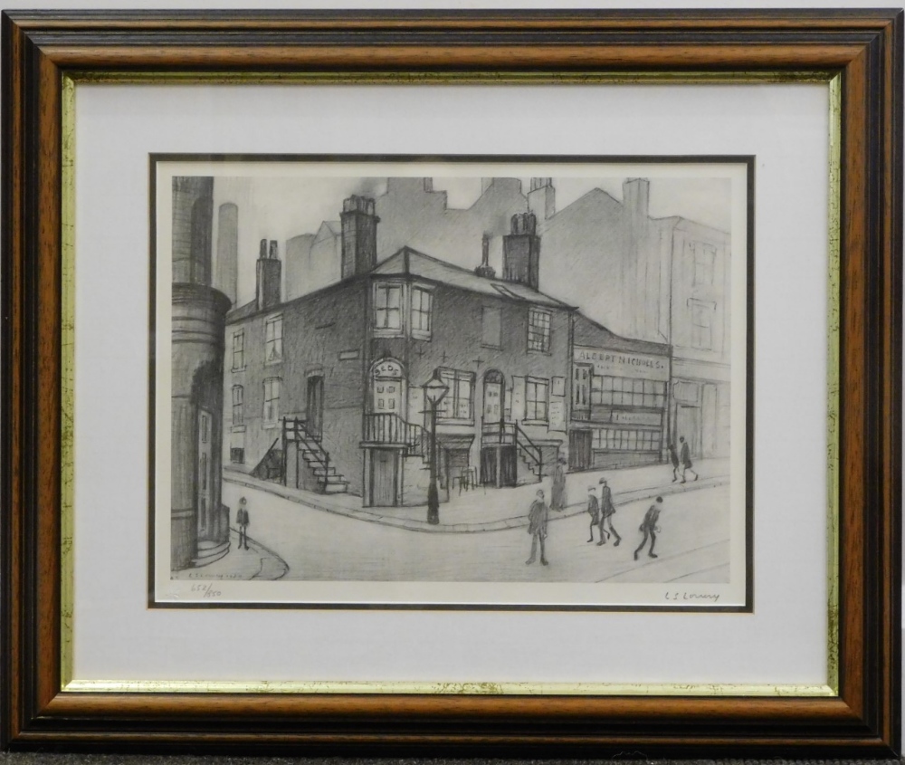 Laurence Stephen Lowry (1887-1976). Great Ancoats Street, artist signed limited edition print, numbe - Image 2 of 3