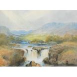 J. MacDiarmid (19thC). Glen Lion, Perthshire, watercolour, signed and dated 1918, titled and attribu