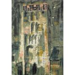 John Piper (1903-1992). South Lopham Church, artist signed limited edition print, 57/70, with certif