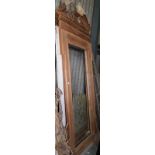 An Eastern hardwood frame, approx 260cm high, 84cm wide. Note: VAT is payable on the hammer price of