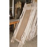 Three faux driftwood frames, each approx 180cm x 68cm. Note: VAT is payable on the hammer price of t