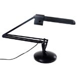 An Anglepoise black desk lamp, model 9TPL.