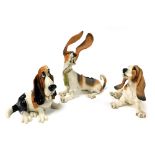 A Country Artists figure of Bluster, A Breed Apart, another of Berty-Basset Hound, and a Pets Person