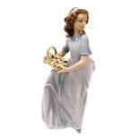A Lladro porcelain figure of Spring Enchantment, 6130, 24cm high, boxed.