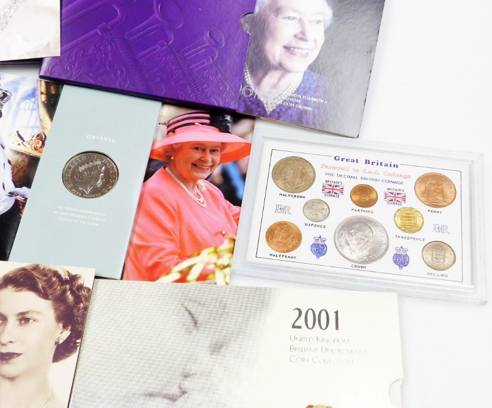United Kingdom coin sets, including proof coin sets 1999 International Year of Older Persons, Emblem - Image 4 of 5