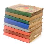 A group of late 19thC Chatterbox annuals, with coloured boards.