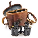 A pair of Carl Zeiss Feldstecher 8FACH military binoculars, in an unmatched case marked for 1937.