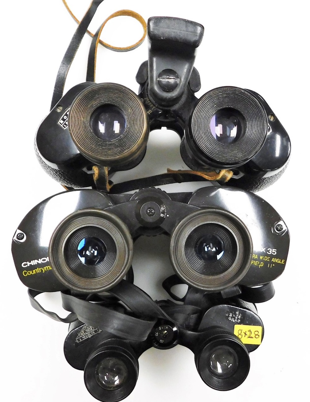 A pair of Carl Zeiss 8x30 binoculars, pair of Chinon Countryman 7x35 field binoculars, and a pair of - Image 2 of 2