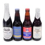 Four Royal commemorative ales and lagers, comprising a Greene King and Sons Jubilee Ale 1977, Randal