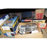 A Sip electric welding kit, boxed, other tools, to include a Stanley three blade plough plane, drill