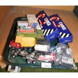 A group of diecast cars, to include a Dinky Toys tank, a Corgi Scammel truck, boxed, a Corgi Volvo c