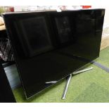 A Samsung 46" television, UE46ES6800, with lead, lacking remote.