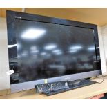 A Sony Bravia 32" television, with lead and remote.
