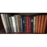Folio Society. A group of books, including Wonders of the World, Michelangelo, Leonardo di Vinci, Ar