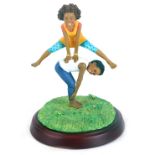 A Thomas Blackshear's figure modeled as Leapfrog, Ebony Vision Series First Issue, limited edition 2