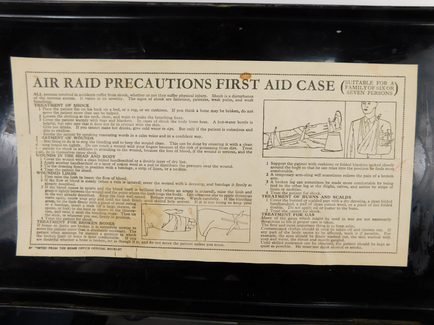 An ARP Home First Aid case, and contents, in a black case. - Image 3 of 4