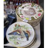 A group of collector's plates, including Mason's Christmas plate range, WWF Bird plates. (a quantity