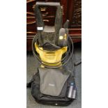 A Karcher K2400 pressure washer, and a BMW car cleaning kit.