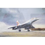 Michael Rondot. Concorde Farewell, limited edition artist signed proof no.37/50, 45cm x 65cm. Sold