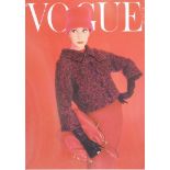 After Conde Nast. Vogue Rose Red, advertising print, 65cm x 46cm.