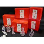 Various Royal Brierley drinking glasses, to include Elizabeth pattern small wine glass, large wine g