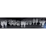 Various Tutbury Crystal, to include tumblers, 12cm high, glasses, various other Tutbury Crystal glas