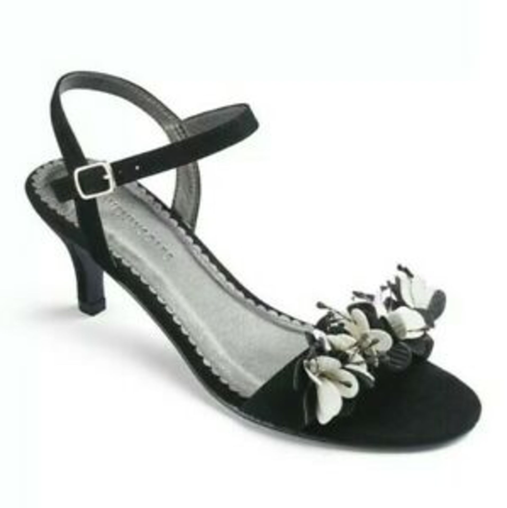 + VAT Brand New Pair Ladies Black Ivory E Fit Sandals Size 5