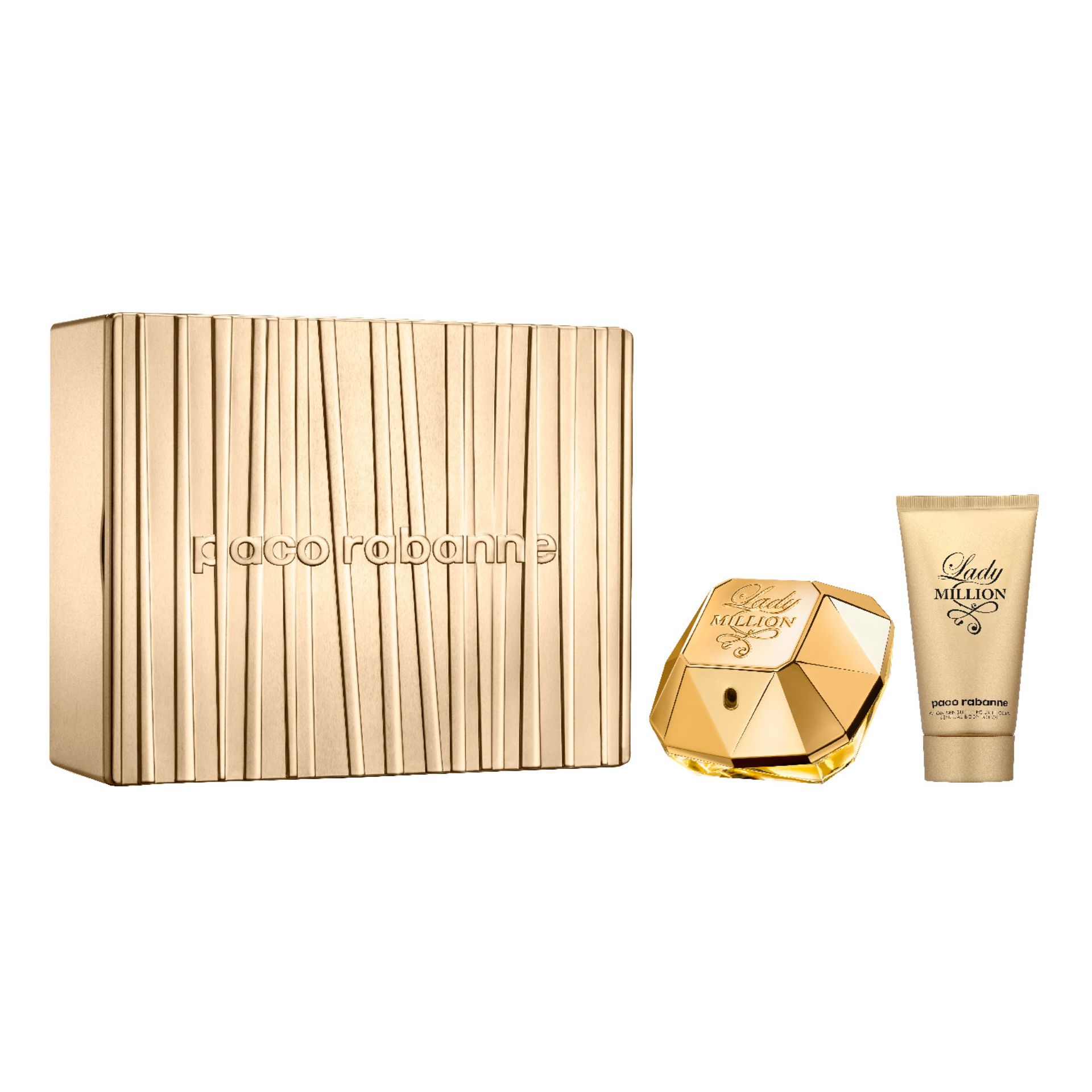 + VAT Brand New Lady Million 50ml EDP Spray + 75ml B/l